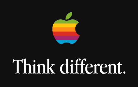 apple think differently logo