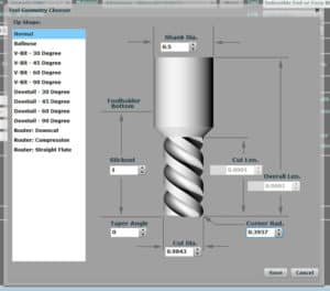 button cutter feeds speeds