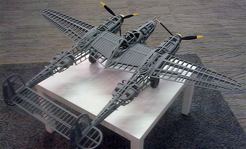 3d printed plane model