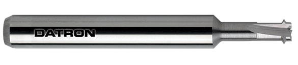 A combination cutting tool with milling and thread mill features.