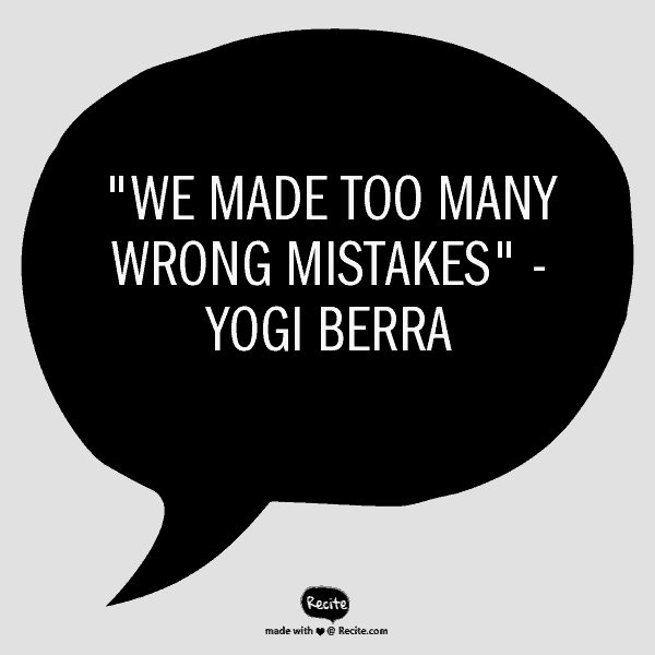 We applied Poka-Yoke and Lean Manufacturing Principles to eliminate the numerous mistakes we made, as yogi bera once said.