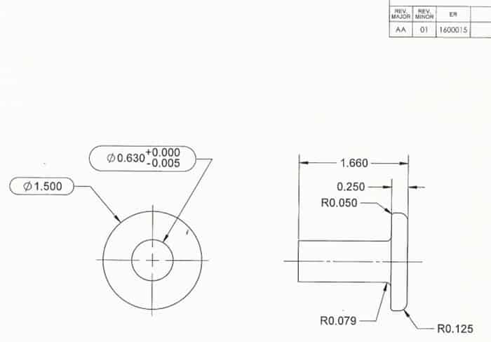 Learn the dimensions of a machine through a drawing, which can assist in estimating turning jobs.