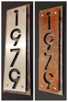 cnc plasma cut house number