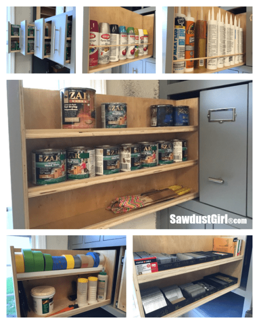 garage storage vertical drawers