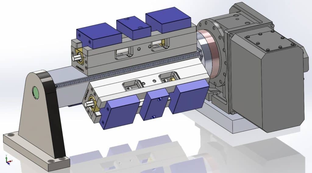 fourth axis vise mount