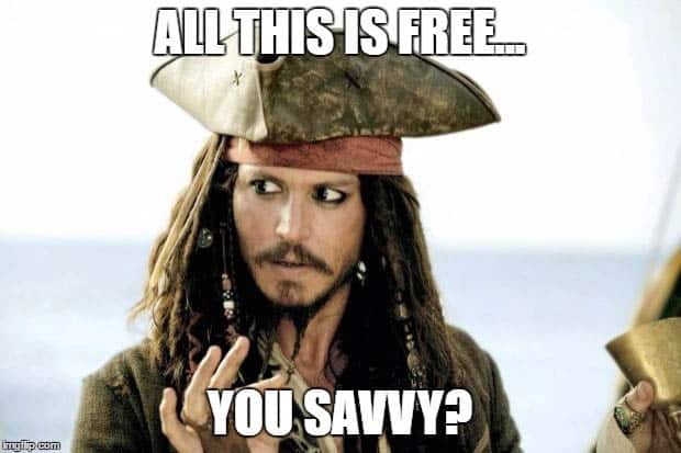 All this is free you savvy? | made w/ imgflip meme maker.