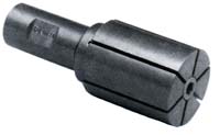 A black expanding mandrel, a handy tool for turning.