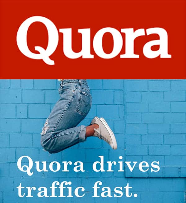 how to get website traffic from quora 