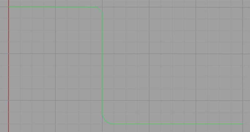 Chamfer Corner Round Backplot Example