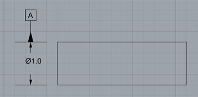 datum symbol axis