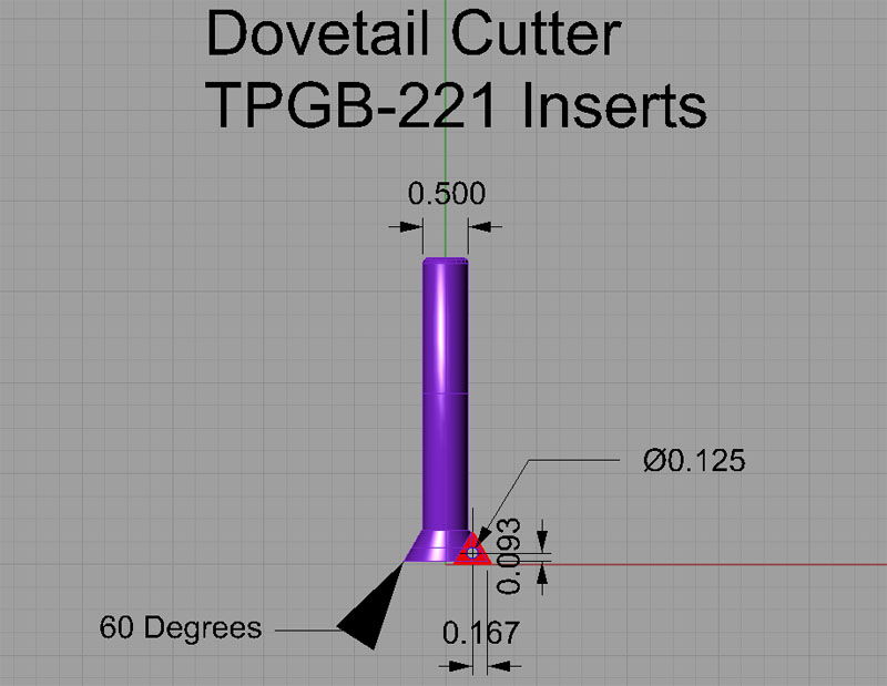 cnc dovetail cutter