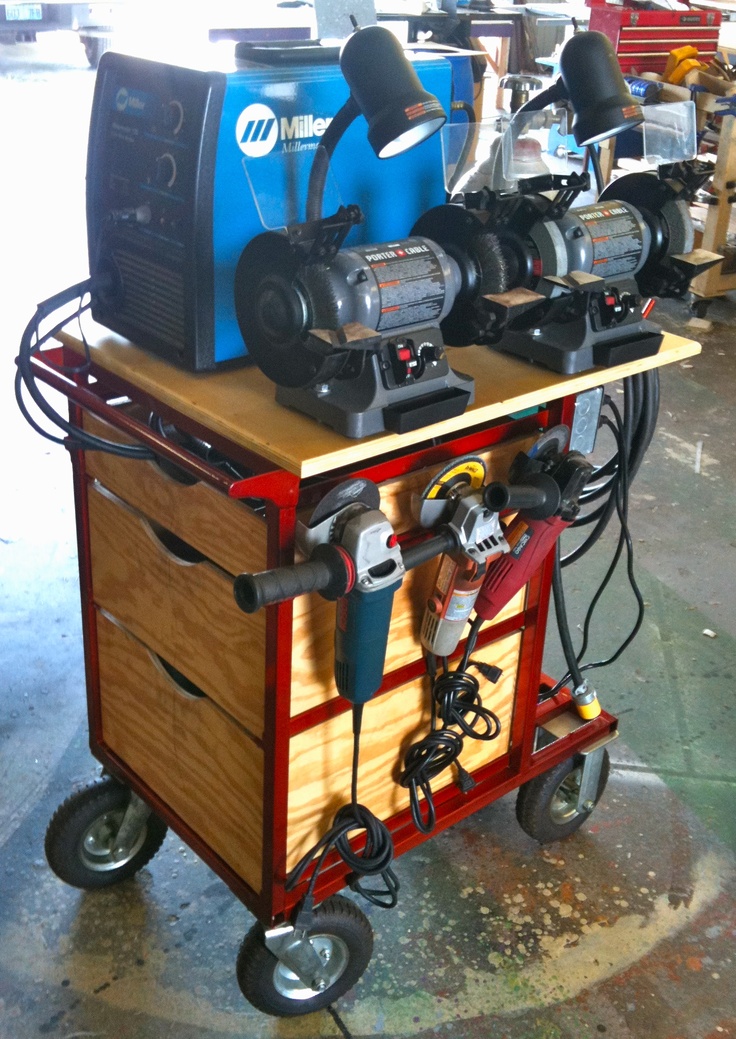 Diy welding cart sales