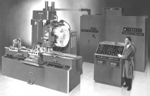 Milwaukee Matic II machine with tool changer.