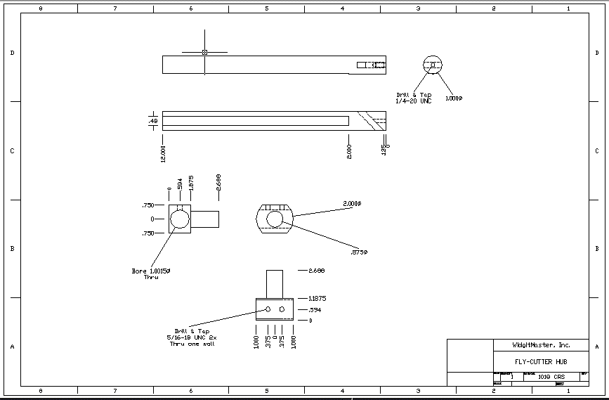 Plans for Big Fly Cutter