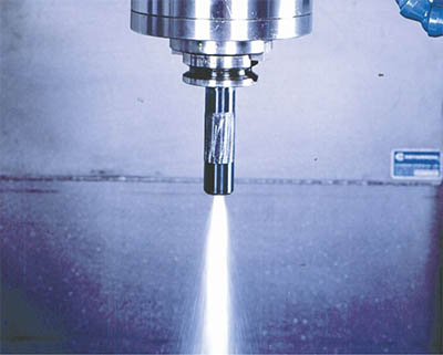 high pressure through spindle coolant feeds and speeds