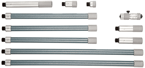Cylindrical objects with rounded ends.