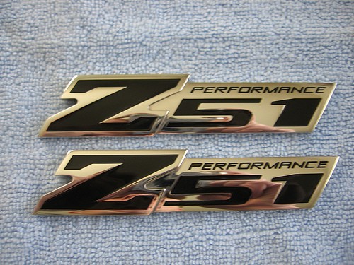 Profitable CNC Business Idea for Two z51 performance emblems on a towel.