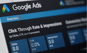 Google Ads metrics on CNCCookbook.com website screenshot: clicks, CTR, impressions.