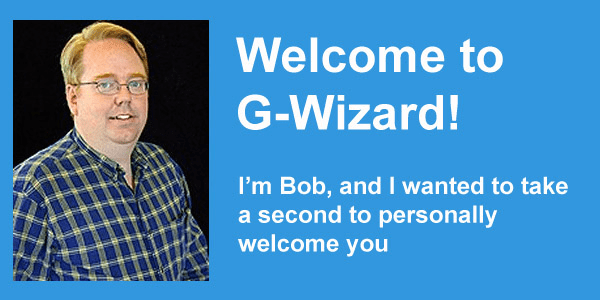 Welcome to the G-Wizard Editor.