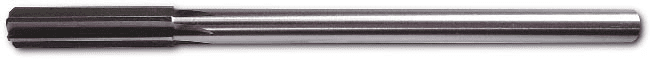 Black cylindrical object with rounded ends.