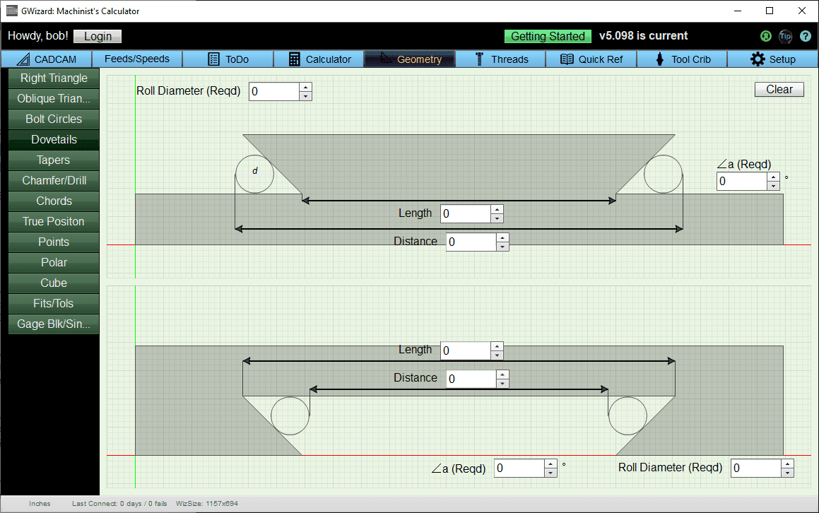 dovetail calculator