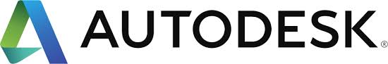 Autodesk logo with blue and green "A", white background and bold black text "AUTODESK" to its right.