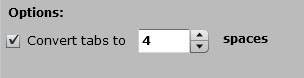 Gray background with black text and a checked box with an arrow.
