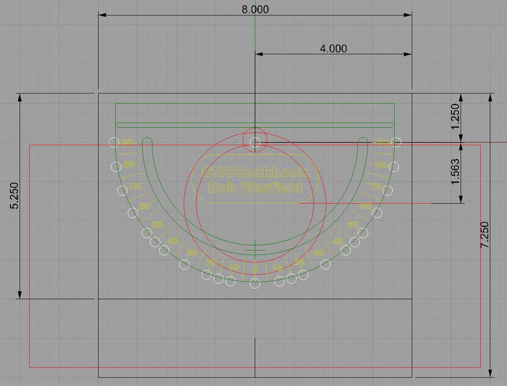 Facemill clearance chart for machining or manufacturing use.