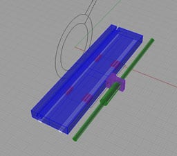 Gang milling cutter, 3D model.