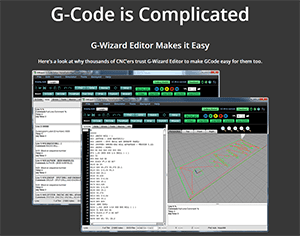 CNCCookbook.com G-Code editor screenshot.