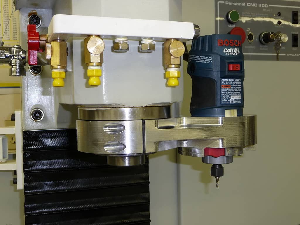 Bosch Coolant Manifold on a CNC machine