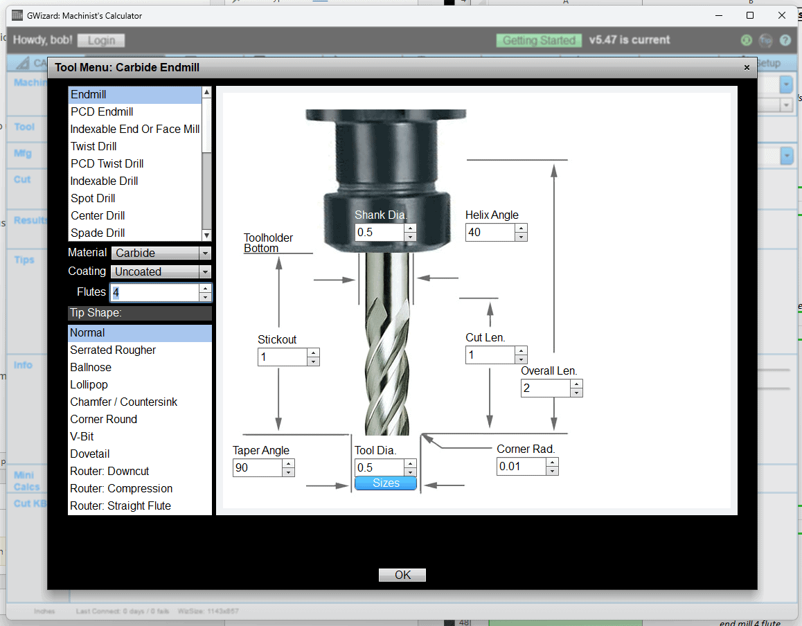 corner radius end mill feeds and speeds